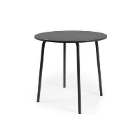 Tenzo eetkamertafel Lolly   zwart   Ø90x76 cm