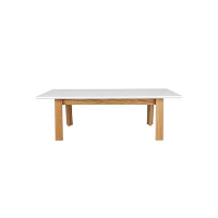 Tenzo salontafel Profil   wit/eiken   38x120x60 cm