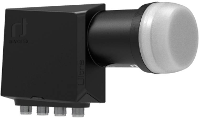 Inverto IDLT QDL412 ULTRA OPN Quad LNB Aantal gebruikers: 4 Feed opname: 40 mm Zwart
