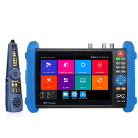 IPC9800CMADHSPro CCTV Tester 7 Inch All in one 8K H.265 Camera Testen 8MP CVI/TVI/AHD/EX SDI HDM 4K Dual Gigabit Etherne