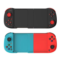 Draadloze game controller met LED achtergrondverlichting voor directe verbinding met telefoon, uitschuifbare gamepad han