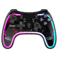 Ipega PG 9228 Bluetooth Spelbesturing Draadloze RGB Verlichting 800mAh Turbo Vibratie Gamepad voor Nintendo Switch PC An