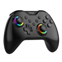 Ipega PG SW123 Draadloze Bluetooth spelcontroller met RGB verlichting, dubbele motoren trilling, zesassige beweging, tur