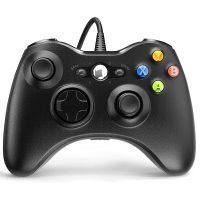 Voor XBOX360 USB Wired Gamepad Dual Drukpunt Trigger Vibratie Feedback Motoren 8 weg Pijltoetsen 360° Joystick Xbox 360
