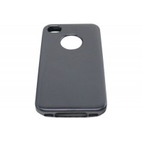 Listo Iphone 4/4s Silicone Zwart