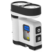 10*LED Sterk Licht Draagbare Sleutelhanger Zaklamp Multifunctionele Magnetische Mini Clip Licht USB Oplaadbaar Digitale