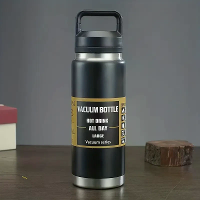 IPRee 1100ml Grote Capaciteit Waterfles RVS Thermos Vacuum Geïsoleerde Fles Lekvrij Sport Portable Tumbler