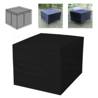 Ipree® 150x150x75cm Outdoor Garden Waterproof Rattan Cube Table Furniture Cover Shelter Protection
