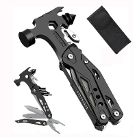 IPRee 16 in 1 multifunctionele hamer overlevingshulpmiddel opvouwbare pockettang met schroevendraaier flesopener voor ov