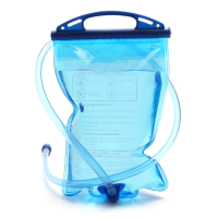 Ipree™ 1l Soft Water Bladder Bag Hydration Pack With Drinking Straw Camping Hiking Travel