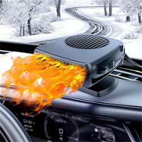 IPRee 2 in 1 Draagbare Autokachel Krachtige Autopiloot 360 Graden Rotatie Autodefroster voor Auto Accessoires 12V/24V