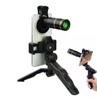 IPRee 22X Monocular Metalen Telescope Lens Concert HD Mobiele Telefoon Camera Telescope voor Wandelen Kamperen Dierenobs