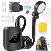 IPRee 2400mAh Oplaadbare Camping Douche Waterdicht Hoge Druk Draagbare Elektrische Sprayer Buiten Wandelen RV Thuis Huis