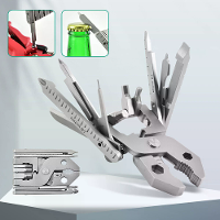 IPRee 25 In1 Multi Functionele Tang Draagbare Opvouwbare Pocket Buiten Hiking Kampeer Tool Roestvrijstalen Tool Voor Hui