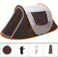 IPRee 3 4 Persoons Familie Buiten Automatische Kampeertent Direct Op te Setten Tent 4 Seizoenen Winddicht Waterdicht Voc