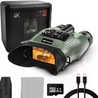 IPRee 4K Nachtzicht Goggles 48MP Hoge Definitie Infrarood 8X Digitale Zoom 5000mAh Batterij Aanpasbare IR niveaus voor B