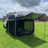 Xmund 5 8 Persoons Buiten Camping Tent SUV Achteruitbreiding Tent Met Luifel Anti Mug Zelfrijdende Auto Achtertent Famil