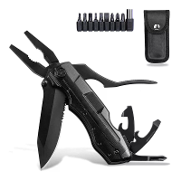 IPRee 9 in 1 Multifunctionele Tangen EDC Schroeven Multi head Combinatie Buiten Draagbare Huishoud Onderhoud Vouwtang Sc