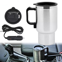 IPRee Auto Kettle Elektrische Waterkoker Kamperen 12V 450ml Draagbare Reisauto Truck Waterkoker Warmwater Heater Fles vo