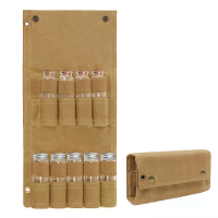 IPRee Betrouwbare Outdoor Kamping Specerij Fles Opslagzak Gratis met 9 stuks Glazen Specerij Fles Opslagzak BBQ Kruideni