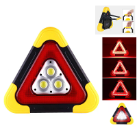 BIKIGHT Solar Nood Driehoekige Wegwaarschuwingslamp USB Superheldere LED Werkverlichting voor Auto Reparatie Kamperen Wa