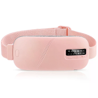 IPRee Buikmassager,USB oplaadbaar met LED display,5 instelbare standen,draagbare verwarming taille massage voor vrouwen