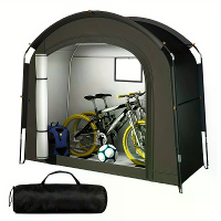 Xmund Outdoor Extra Grote Fietsafdekking Tent, Geschikt voor 2 3 Fietsen, Bestand tegen Wind, Regen en UV, Draagbaar en