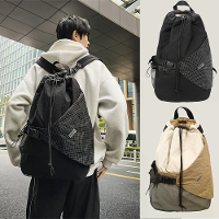 IPRee Buiten Multifunctionele Waterdichte Camping Reis Trekkoord Rugzak Voor Mannen Vrouwen Techwear Stijl Hip Hop Schou