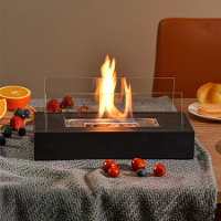 IPRee Bureaublad Camping Verwarming Draagbaar Ambient Licht Bio ethanol Haarden & Draagbare Bureaublad Vuurplaats Voor T