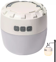 IPRee Campinglamp USB oplaadbaar met 3 kleuren zaklamp voor buiten tentlamp magnetische noodlamp.