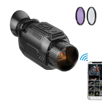 IPRee D15 1080P Monoculaire Infrarood Nachtzichtapparaat Dag Nacht Gebruik Foto Video 28X Digitaal Voor Jacht, Camping G