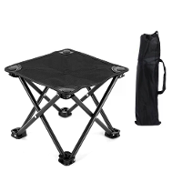 IPRee Draagbare Camping Vouwstoel Voetsteun Compact Lichtgewicht Reistoestel voor Buiten Park Gras BBQ met Opbergzak