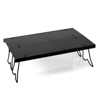 IPRee draagbare inklapbare campingtafel van aluminiumlegering compact snel open voor backpacken, picknicken en outdoor g