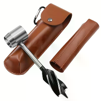 IPRee Draagbare Survival Handboor Bouten Sleutel met Bits Bushcraft Uitrusting voor Buiten Camping Hiking Houtbewerking