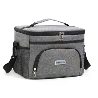 IPRee Draagbare Thermische Oxford Stof Picknick Koeler met Schouderband,Waterdicht,Warmte  en Koudebehoud,Ideaal voor Ou