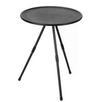 IPRee Draagbare Vouwtafel voor Buitenkampen, Aanpasbaar en Inklapbaar, Ronde Tafel, Geschikt voor Visserij en Thuisgebru