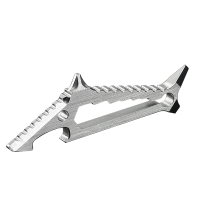 Ipree™ Edc Keychain Pocket Tool Multi Functions Titanium Alloy Bottle Opener Wrench Combination Kit