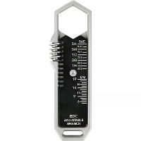IPRee EDC Verstelbare Moersleutel 3/16 tot 3/4 Inch 5 tot 19mm Verstelbare Moersleutel met Afneembare Zakclip voor Onder