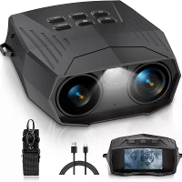 IPRee High Definition Infrarood Nachtzicht 10X Zoom Digitale 5K 60MP Buiten Telescop Camera voor Jagen Kamperen