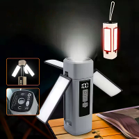 IPRee LED Kampeerlamp Multifunctionele Zoeklamp 3 Lichtstanden Buiten Kampeer Zaklamp Vouwbare Kampeeraccessoires