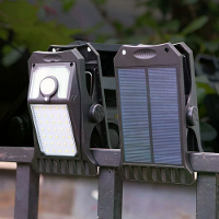 IPRee Multifunctionele Zonnecliplamp Buitenshuis Draagbare Waterdichte Sensorlamp Binnenhof Tuinlamp Patio Thuis Camping