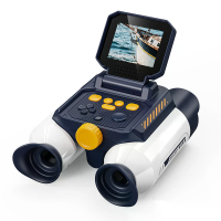 IPRee Nachtzicht Binoculairs voor kind 10x zoom 48MP 1080P video 2,4 inch IPS scherm 25m bereik infrarood voor jacht, wi