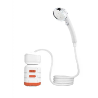 IPRee Outdoor Douchepomp Studentencampus Kamperen Draagbare 2 in 1 Elektrische Douche Noodverlichting Draagbare Campingd