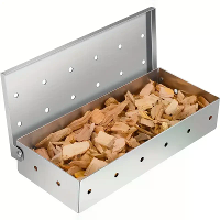 IPRee Roestvrijstalen Rookdoos Barbecue Zaagsel Rookdoos Voegt Rook Barbecue Smaak Toe Aan Gas  Of Houtskoolgrills