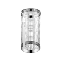 IPRee Ronde BBQ Mand RVS Rollende Grillmand Draadgaas Cilinder Grillmand Draagbare Buitenkamp Barbecue Rack