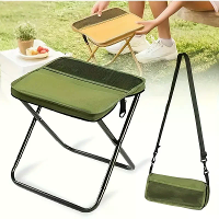 IPRee Slijtvast Vouwbare Rugzak Kruk Draagbare Kleine Mazar Schoudertas Pen Tas Camping Kruk Lichtgewicht Buiten Vouwbar