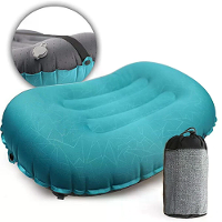 IPRee Ultralight Draagbaar Opblaasbaar Kampeer Reis Kussen Compact Ergonomisch Opblaasbare Kussens voor Nek Lendesteun K