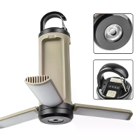 IPRee USB Oplaadbare Zaklamp Krachtige 1200mAh Mini LED Campinglampen Warm Wit Licht Hangende Buitencampinglamp