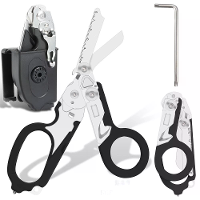 IPRee Vouwbare Tactische Medische Schaar Noodhulp Rescue Schaar EHBO Kit Scharen Tangen Outdoor Overleving EDC Gereedsch