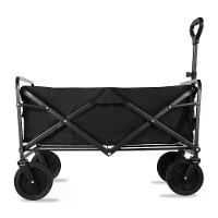IPRee Winkelen Strand Tuin Trekwagen Zware Dubbele Capaciteit Opvouwbare Wagen Inklapbare Buiten Portable Utility Wagent